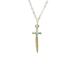 Dagger with Turquoise Necklace