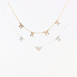 SPACED Letter Necklace